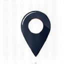 Location pin icon for prime location